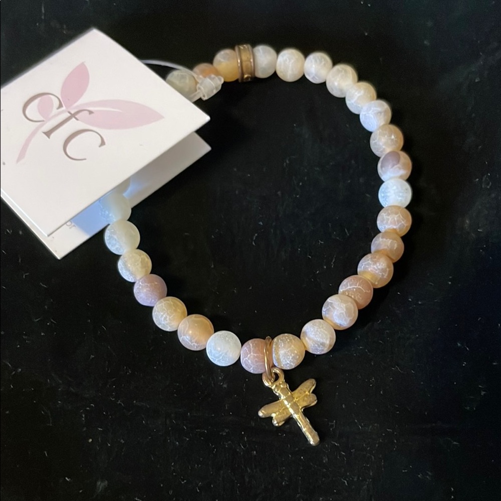 Dragonfly Charm Beaded Bracelet …NWT! - Picture 3 of 8